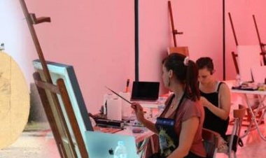 Uluslararası Sanat Çalıştayı Sergisi Açıldı